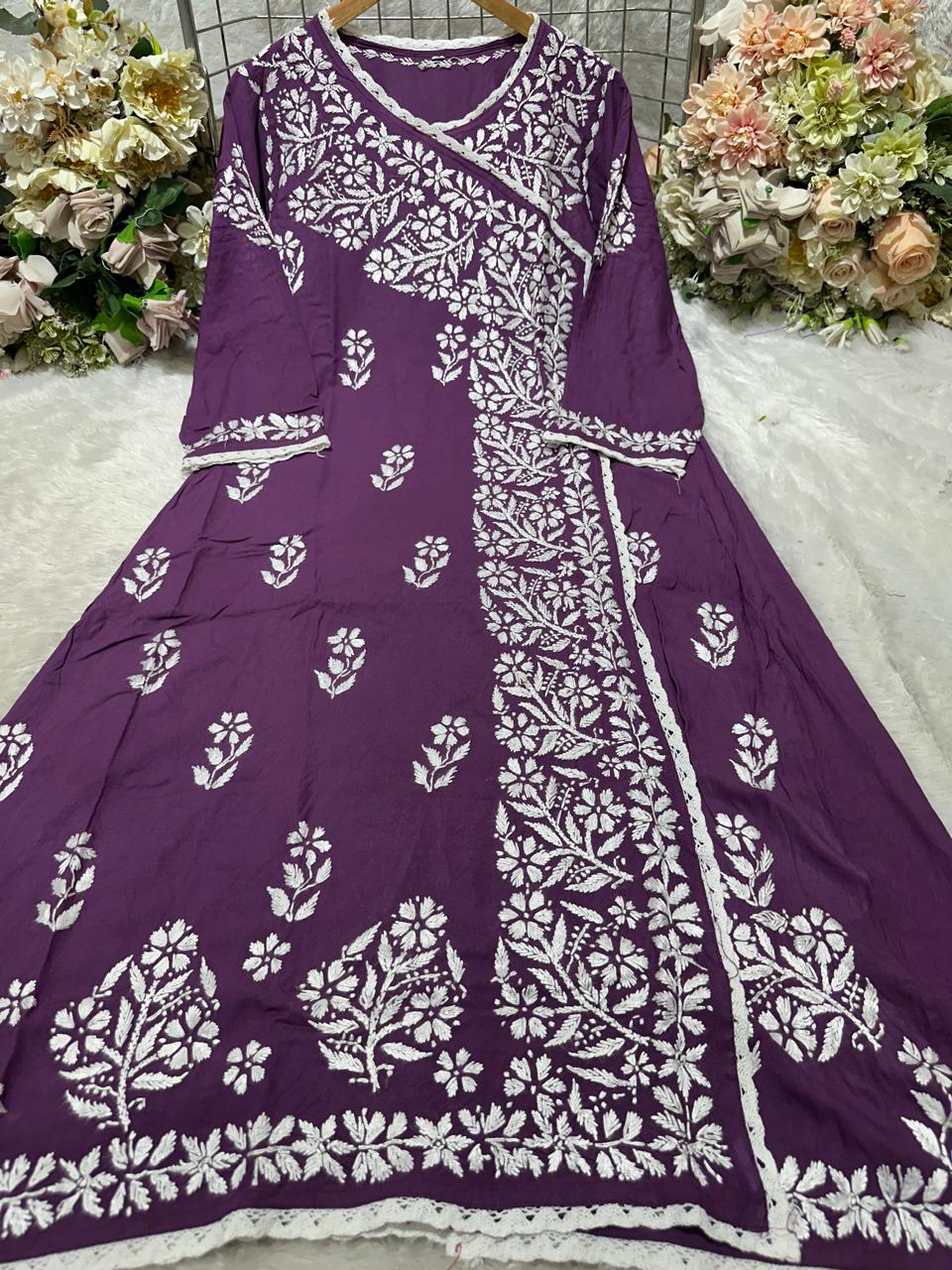 ELEGANT MODAL ANGARAKHA WITH HEAVY WORK