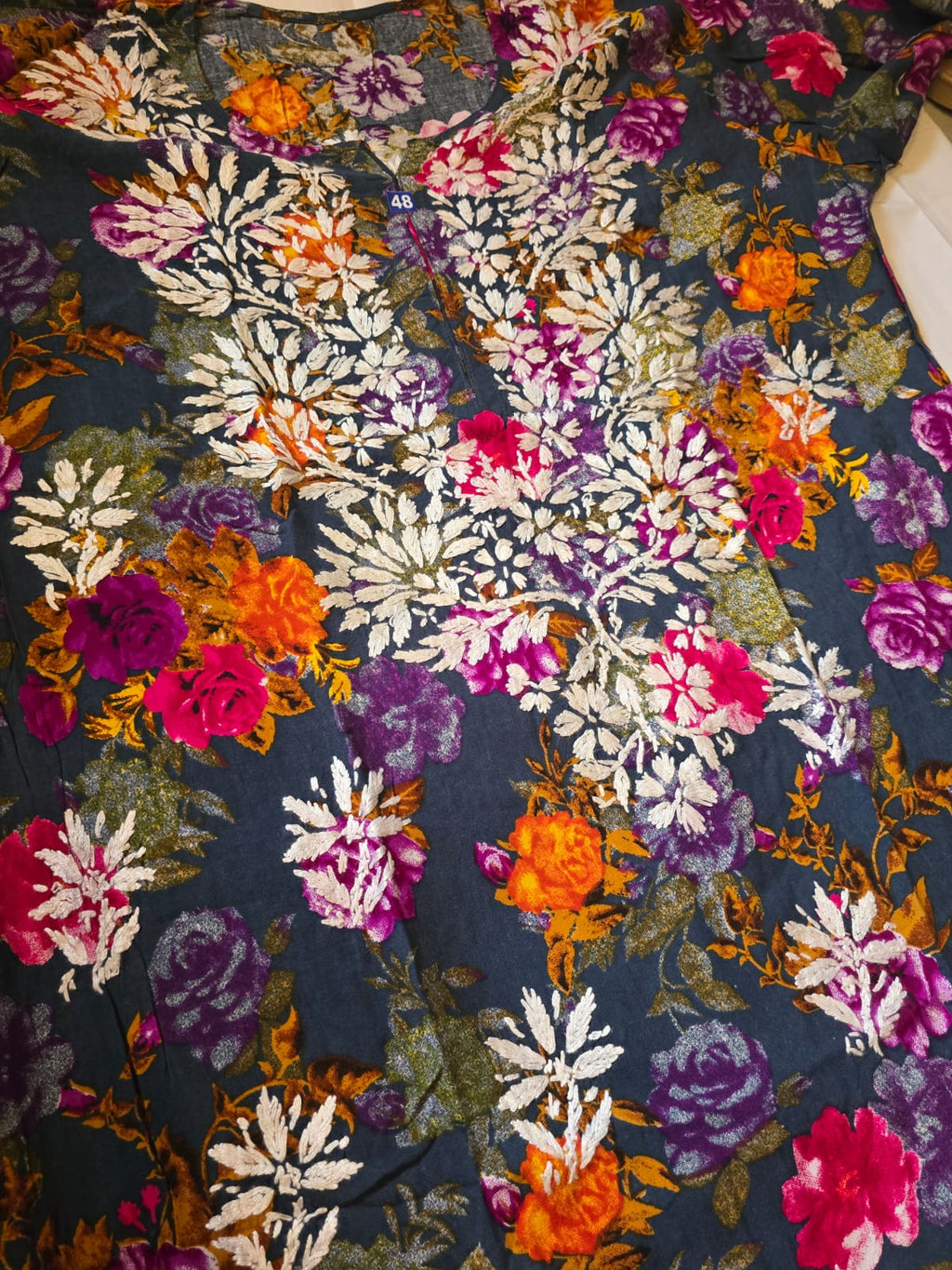 PURE MODAL HEAVY WORK KURTI