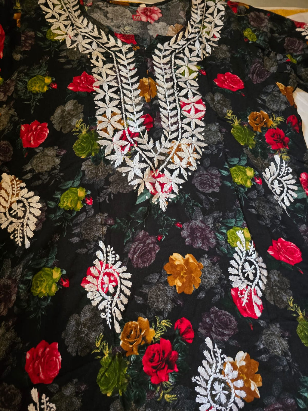 PURE MODAL HEAVY WORK KURTI