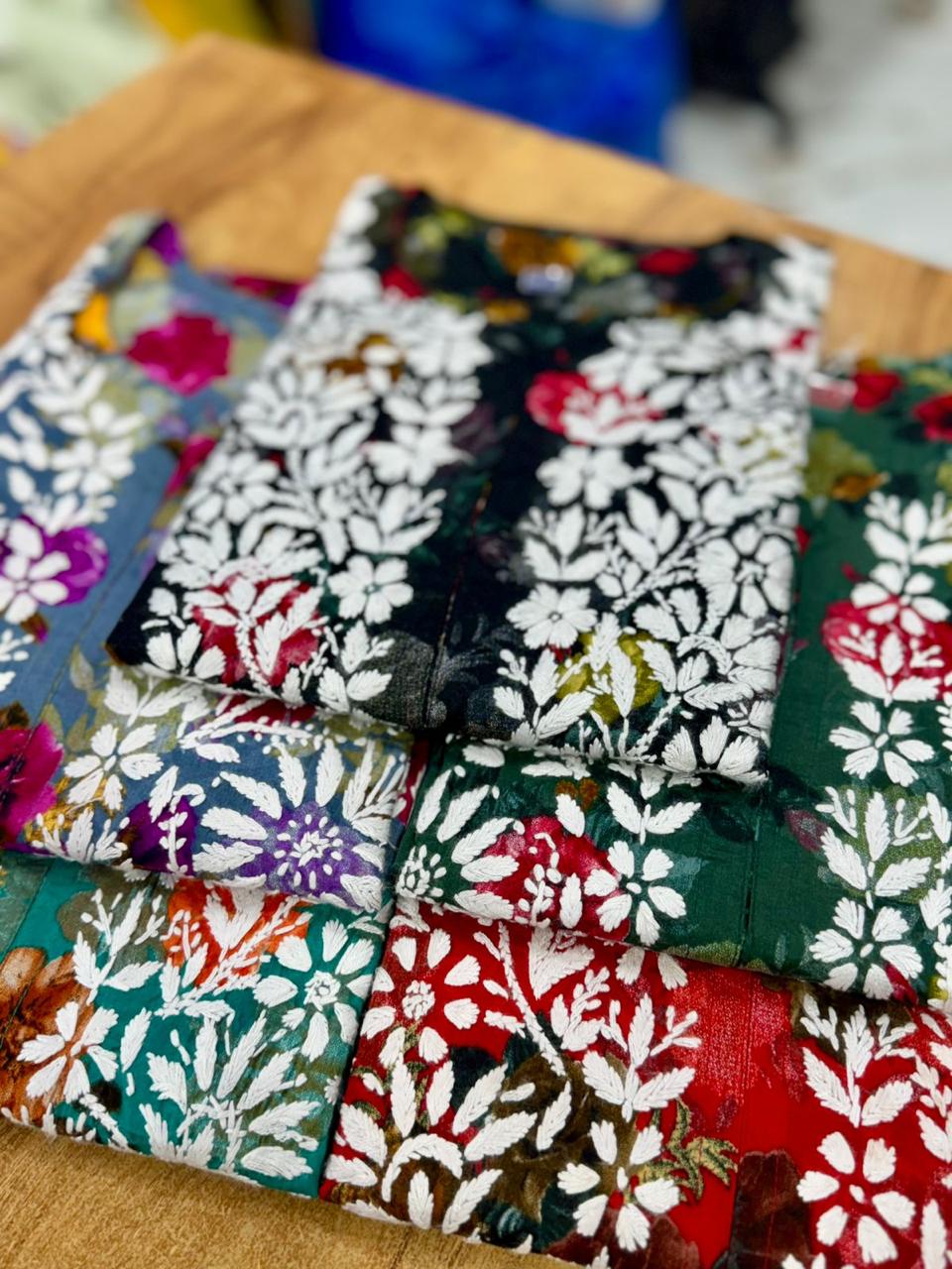 PURE MODAL HEAVY WORK KURTI